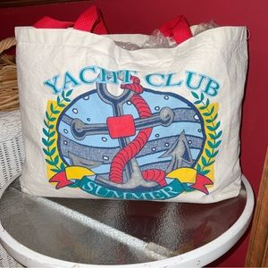 Yacht club 100% cotton Tote Bag